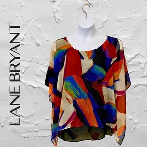 Lane Bryant Colorful Blouse